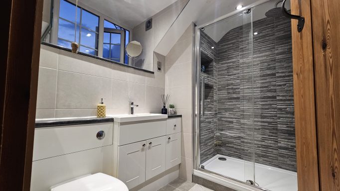 Bathroom at Buttercup Cottage
